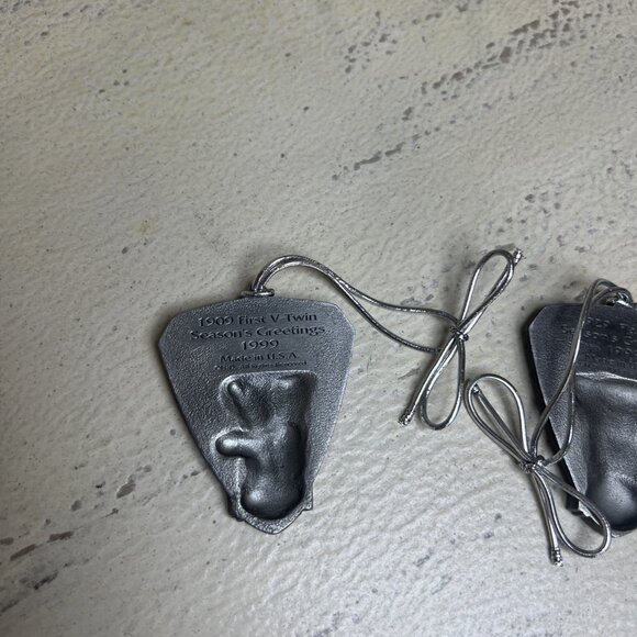 Vintage Harley Davidson Wrap-Up The Rumble Christmas Ornaments (1999) - Picture 7 of 9